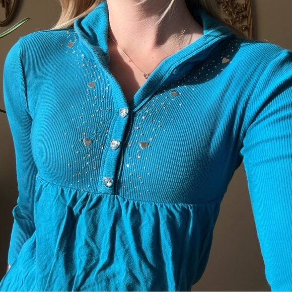 Y2K Babydoll Hooded Cardigan - Picture 7 of 7